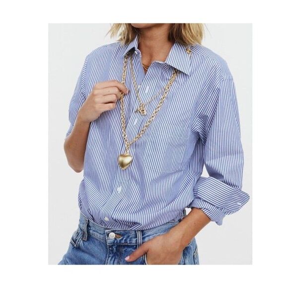 NWOT $155 Roxanne Assoulin The Puffy Heart Necklace in Gold - Picture 11 of 13